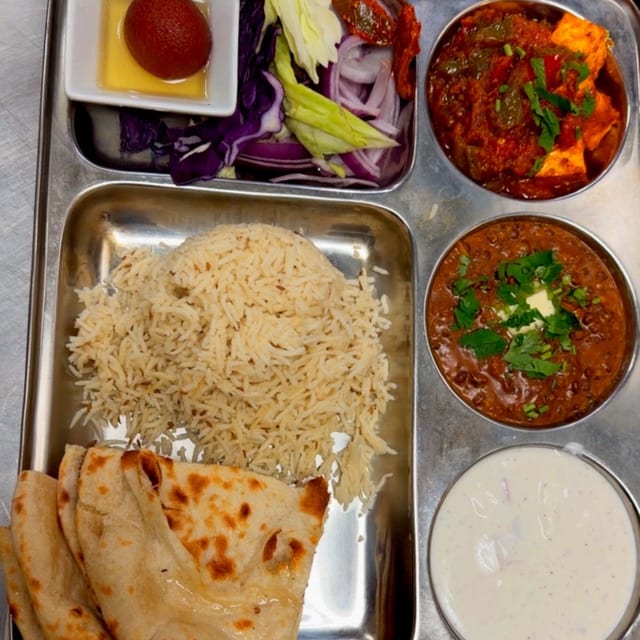 Goat - Lamb Thali.