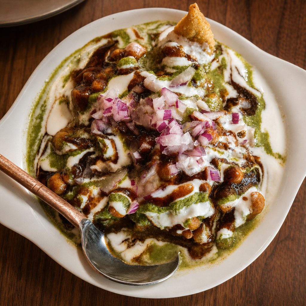 Samosa Chaat.